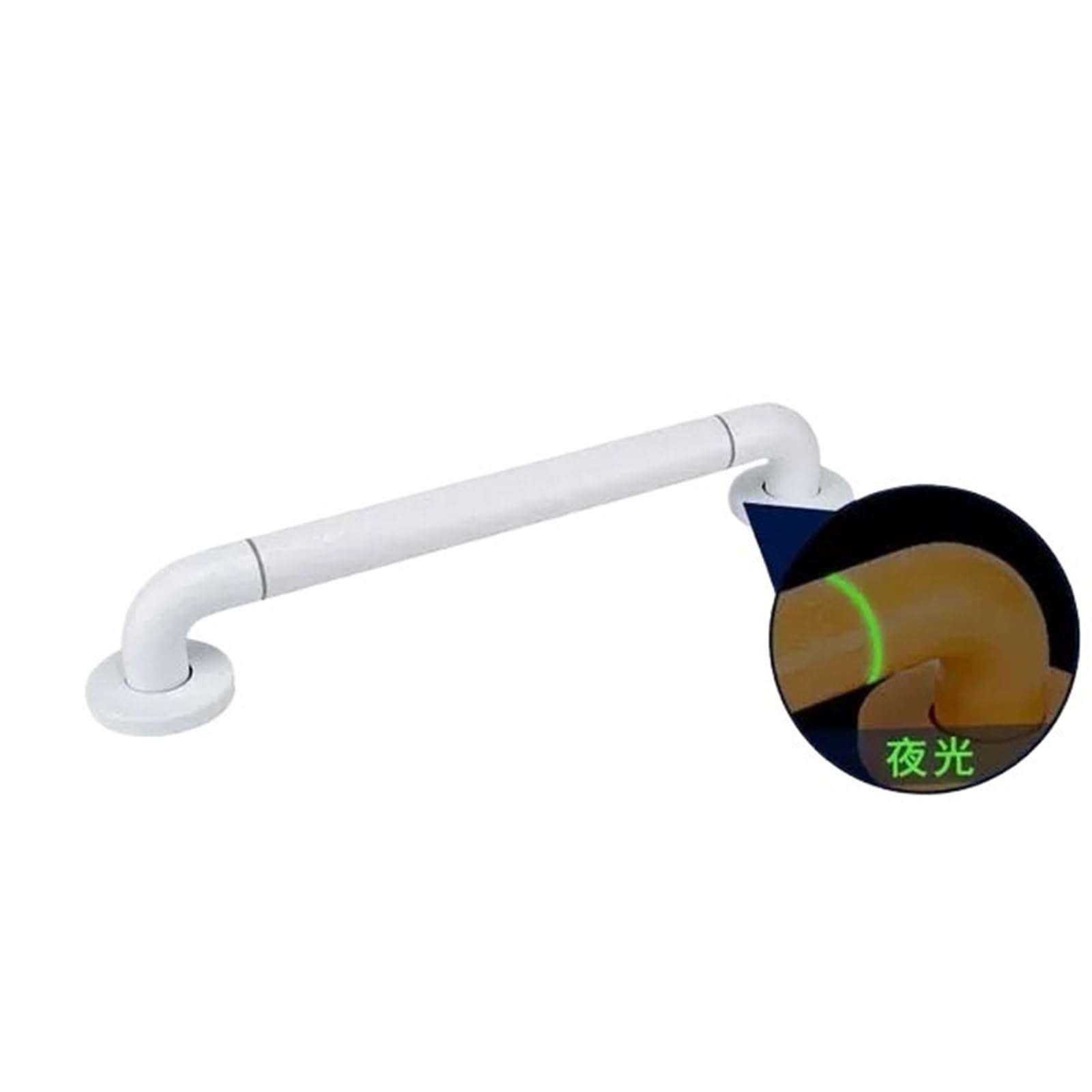 Barras de apoyo para baños Pasamanos De Bañera Antideslizante, Pasamanos De Seguridad Para Baño, Accesorios De Baño Sin Barreras Para Personas Mayores Y Niños Con Discapacidad.(50cm-Luminous-W)