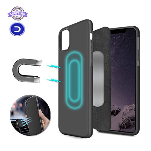 Magnetic Case for iPhone 11, [Support Magnetic Car Mount][Invisible Built-in Metal Plate] Magnet