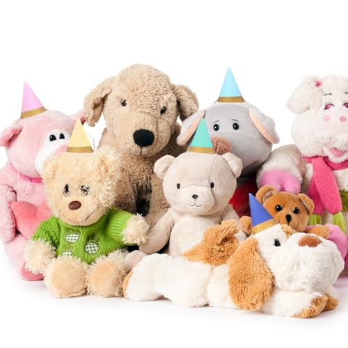 Panitay 40 Pcs Small Party Hats for Stuffed Animals, Classic - image 3