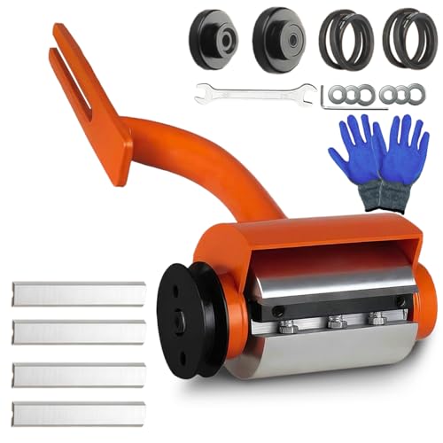 Log Peeler Debarker for Chainsaw 6-Blade Wood Debarking Attachment