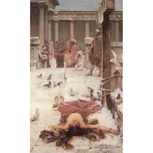 Impression giclée Saint Eulalia Waterhouse toile encres d'archives 101x127