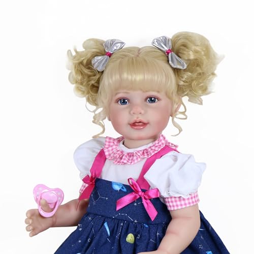 Muñeca Reborn Niño Realista de 22 Pulgadas miniatura 4