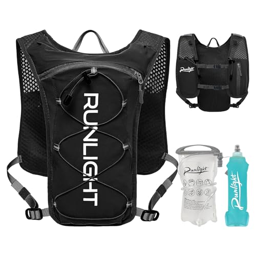 Runlight Running Vest for Women Men Lightweight Hydration Backpack Pack with 1.5L Water and 500ml...