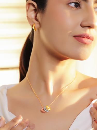 Image of Rubans Pendant Western Style Jewellery Set Gift for Women & Girls
