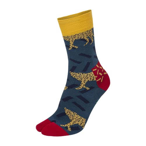Meia de Dedo Print, Havaianas, Adulto Unissex, Marinho/Amarelo, 40-44