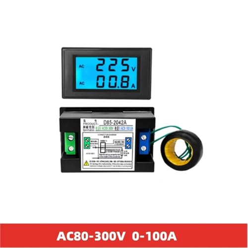 Voltmètre numérique pour tableau électrique de maison 80-300V - 2