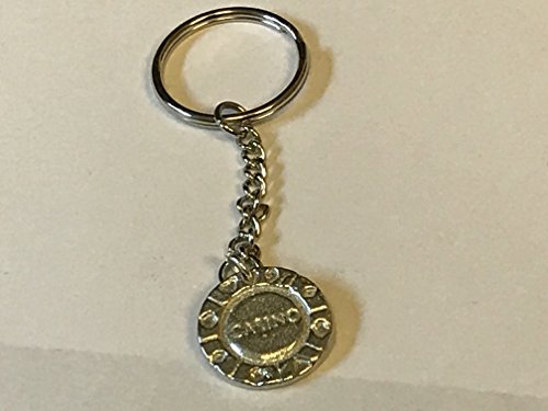 Jeton de poker Casino Las Vegas 2 cm x 2 cm Tg254 Emblème fabriqué à partir de fin anglais en étain sur un anneau porteclésbijou de sac très fins Détails est Cadeau Bagged Postées par nous cadeaux
