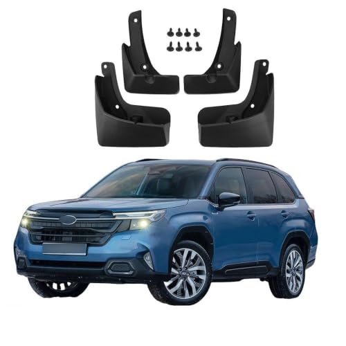 Bavettes auto Subaru Forester 2025 pour éviter impacts de gravillons et traces de boue