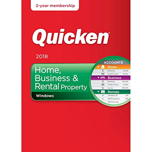 Quicken Home, Business & Rental Property 2018 Release – 24-Month