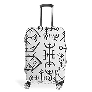Chanpin Athletic Graphic Mehrere Farben Gepäckschutz Schutz waschbar 19 bis 32 Zoll für Handgepäck White l(26-28 inch Chanpin Athletic Graphic Mehrere Farben Gepäckschutz Schutz waschbar 19 bis 32 Zoll für Handgepäck White l(26-28 inch