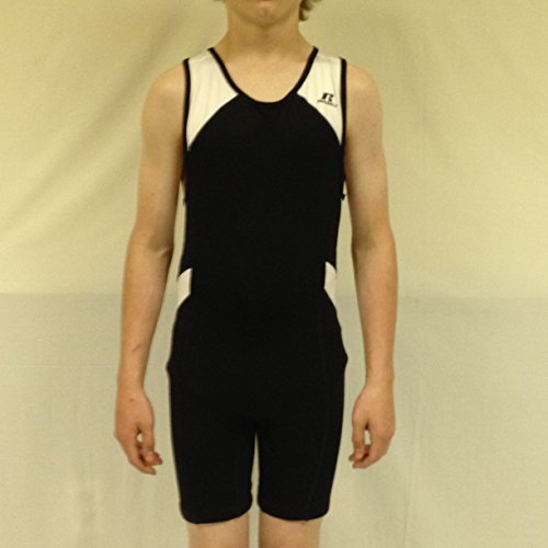 Russell Athletic Men's Wrestling Sprinter Singlet Suit Medium Black And White. #TOP2