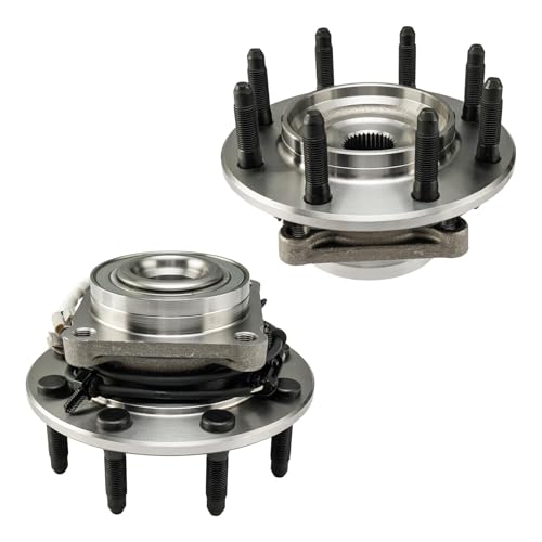 Torchbeam Pair 515086 Front Wheel Hub Bearing Assembly for 2001-2006 Chevrolet Silverado 2500 HD, 2005 Silverado 1500, 2001-2006 GMC Sierra 2500 HD, 2004-2006 Silverado 3500, 8 Lugs W/ABS RWD by Torchbeam - Used condition - Image 2