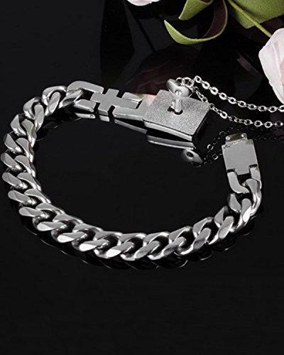Image of Young & Forever Gift Fashion Long Distance Touch Gold Silver Rose Gold Couples Friendship Best Friend hand Couple matching Mens Magnetic Magnet bracelets for Women /Girls Silver bracelet for Men /Boys