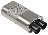 Apto para microondas. ACP HV-Kondensator N50H2374G21A3 - Condensador para microondas DEC11E2, MDC182, UCA1400, DS1400E (6,3 mm)