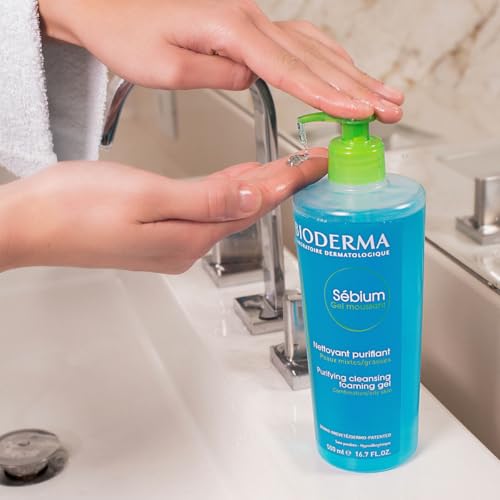 Bioderma Sébium Gel Moussant - Gel De Limpeza Purificante Antioleosidade 500 Ml