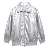 Manteau oversize en similicuir, veste vintage, blouson aviateur en cuir, vêtements d'extérieur à manches longues, vestes d'automne tendance pour femmes