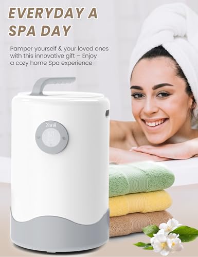 ZonLi Large Towel Warmer for Bathroom and Spa - Auto Shut-Off, Adjustable Timer, Fits 2 Oversized Towels and Blankets