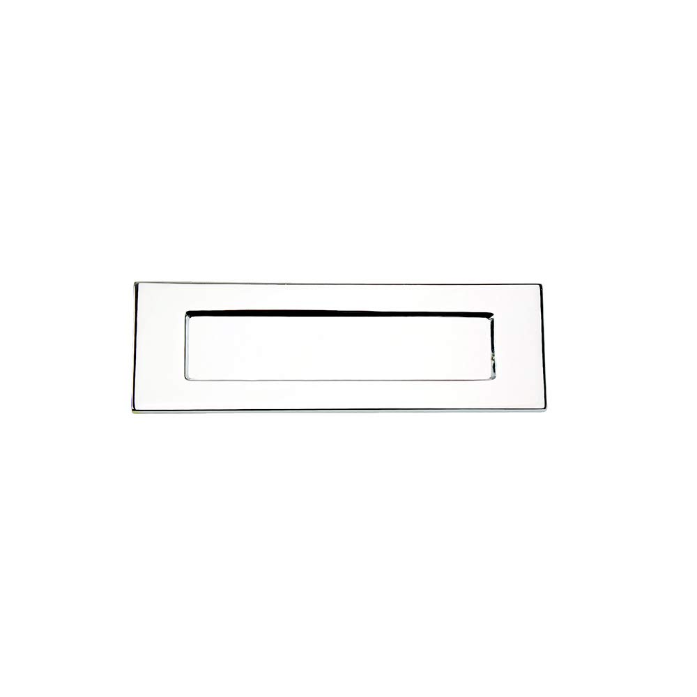 Polished Chrome Plated Victorian 254 x 76mm Letter Plate - Door Furniture