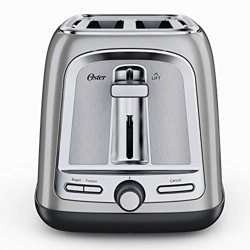 Oster 2Slice Toaster with Advanced Toast Technology, Stainless Steel