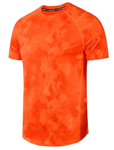 Zengjo Mens Workout Shirt Short Sleeve Quick Dry Lightweight Athletic Running Gym Performance T-Shirts Moisture Wicking4