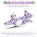 Dog Book Thumb Page Holder, Portable Reading Opener Holder, Plastic Reading Finger Page Holders Thumb Bookmark for Book Lovers Gifts Literary Students Teacher Accessories (Purple)