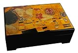 Caja de música para joyas / joyero musical con mecanismo musical de resorte de 18 notas.