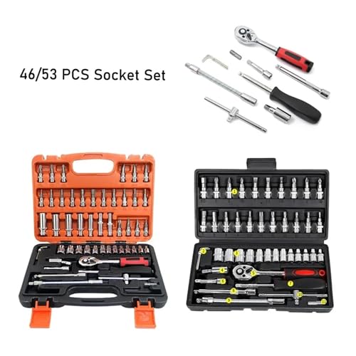 Kit de herramientas para reparación de autos 46 piezas miniatura 4