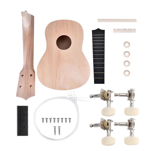 Kit ukulélé DIY 21 pouces : apprenez la guitare sans stress ni théorie