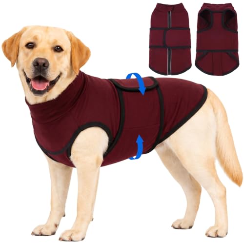 Image of Nanaki Skin-Friendly Anxiety Vest Jacket for Dogs from Storms & Fireworks | Gentle pressure,Reflective strip,Adjustable,Peaceful sleep & grooming,Ease separation anxiety,for storm,fireworks,loud noise