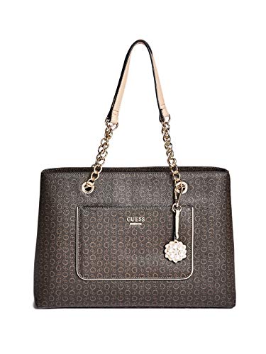 GUESS Factory Women's Nikolai Logo-Print Satchel