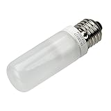 Fotodiox JDD Type 250w 110v E26/E27 (Standard Edison Screw) Frosted Halogen Light Bulb, Universal Replacement Modeling Bulb for Photo Studio Strobe Lighting
