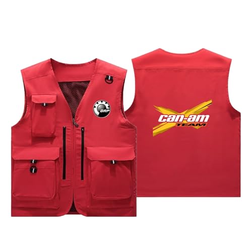 QATOBI Chaleco Tactico C.a.n-a.m, Viajes Deportes Chaleco, Chaleco de Pesca para Hombre, Chaleco(Yellow_3XL)