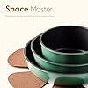CAROTE Pots and Pans Set Non Stick, Nonstick Cookware Sets Detachable Handle, Induction Kitchen Pots and Pan,RV Cooking Set, Oven/Dishwasher/Fridge Safe, Space Saving #3