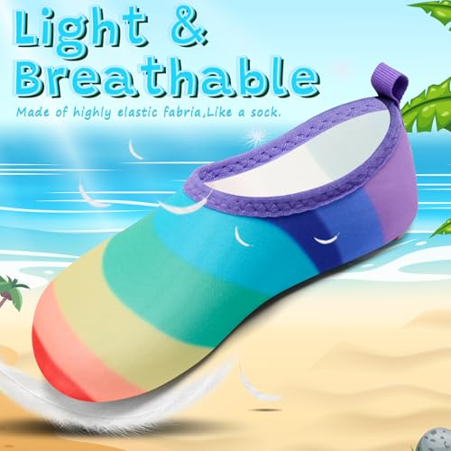 Image of VIFUUR Kids Water Shoes Girls Boys Quick Dry Aqua Socks for Beach Swim Outdoor Sports