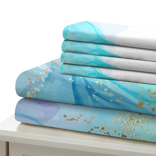 Parure de lit art abstrait King : le chic de la microfibre douce
