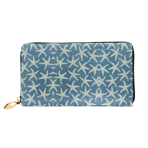Portefeuilles en cuir imprimé avec porte-cartes et fermeture éclair pour femme active