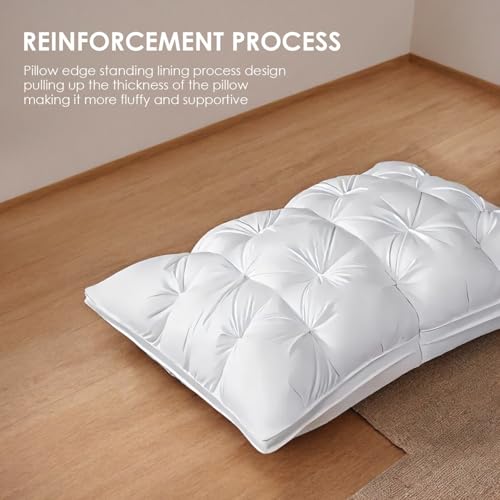 Set 2 Almohadas algodón tamaño 50.8x76.2 cm doble capa miniatura 2