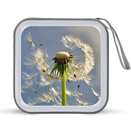 Porta CD Dandelion funda rígida capacidad 40 discos estuche para coche y viaje 2