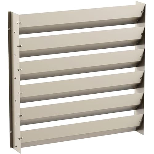 TIANQIHAO Outdoor Ac Unit Cover, Galvanized Steel Wind Guide For Air Conditioner Protection, Prevents Direct Blowing And Debris,A-65 * 65Cm