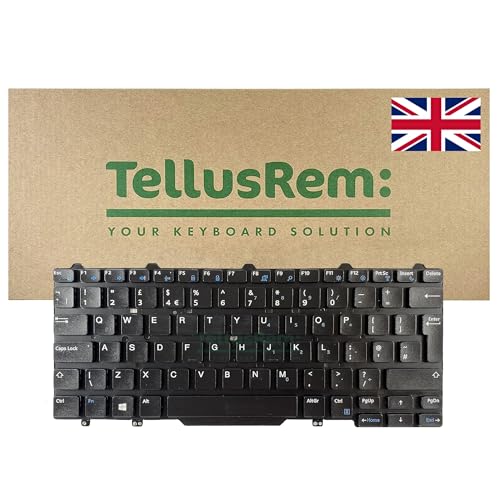 Clavier Dell Latitude E5450 UK pour réparer un clavier usé sur portable E7450 E7470