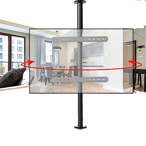 Support de plancher de la télévision rotatif meuble partition