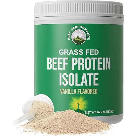 Peak Performance Grass Fed Beef Protein Powder Cover