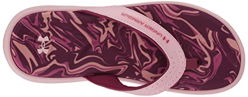 Image of Under Armour Girls' Ignite Marbella Graphic Flip Flop