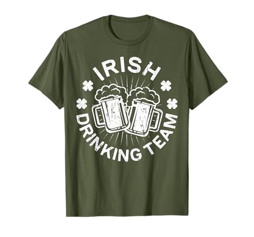 Irish Drinking Team Shirt Funny Men Women St Patricks Day T-Shirt