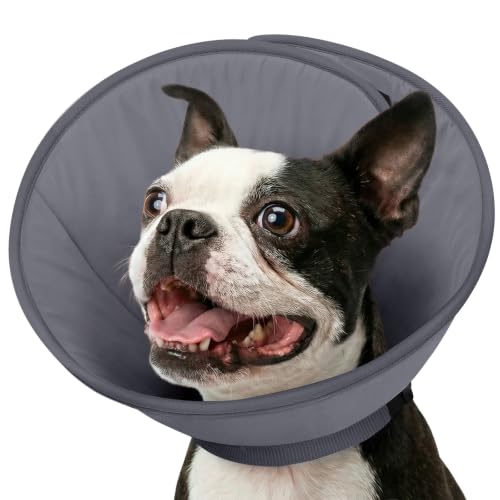 Image of Dog Cones for Medium Dogs, Soft Cone for Dogs to Stop Licking
