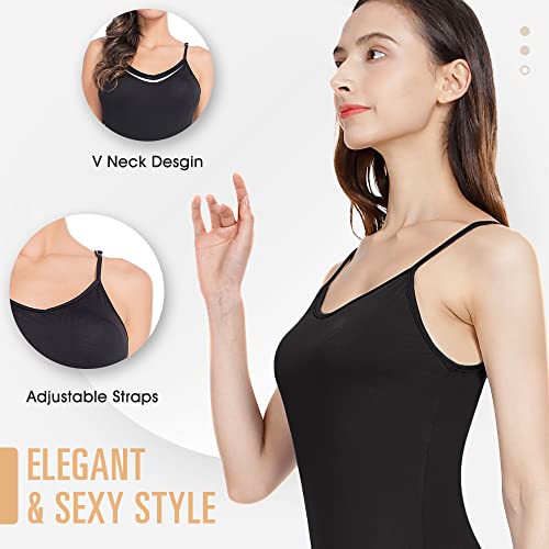 Image of MANCYFIT Long Slips for Under Dresses Full Length Adjustable Spaghetti Strap Nightgown