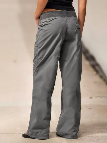 Flamingals Straight Leg Cargo Low Rise Drawstring Pants2