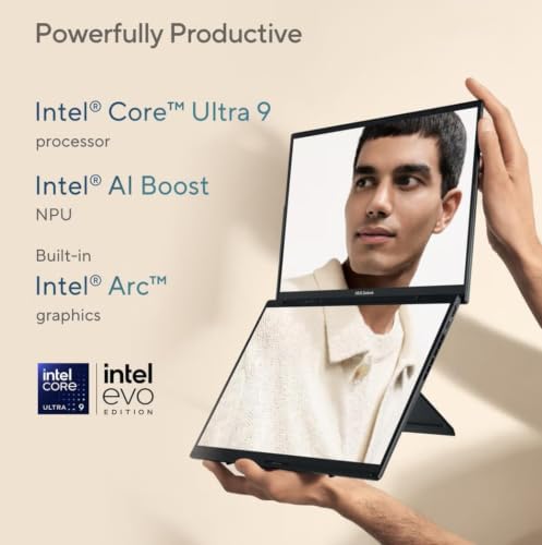 Image of ASUS Zenbook Duo AI 2-in-1 Laptop 14.0 inch Touchscreen OLED Display