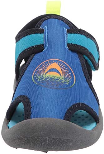 OshKosh B'Gosh Boys Aquatic Water Shoe Sport Sandal, Teal, 8 Toddler | Image 1