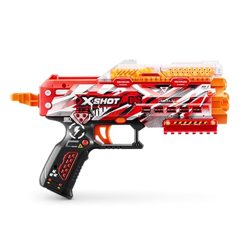 XSHOT Hyper Gel Stinger, un PrimeBlaster Manuel Avec 1 000 billes et un chargeur d'une capacité de 200 billes. Lunettes de Protection incluses. À Partir de 14 ANS, par ZURU.